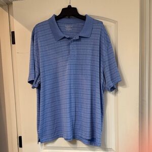 Saddlebred Blue Checkered Polo Shirt